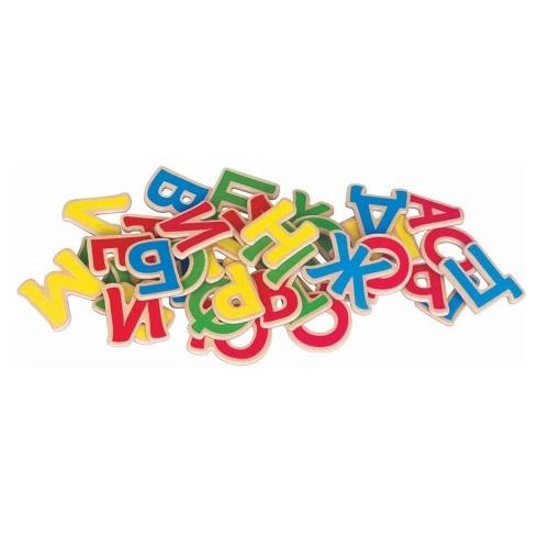 Дървени магнитни букви - Българската азбука, SKC2085, 50 броя | P1415190