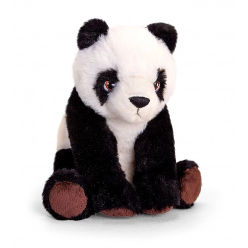Екологична плюшена играчка Панда, от серията Keeleco, 18 см | P1415221