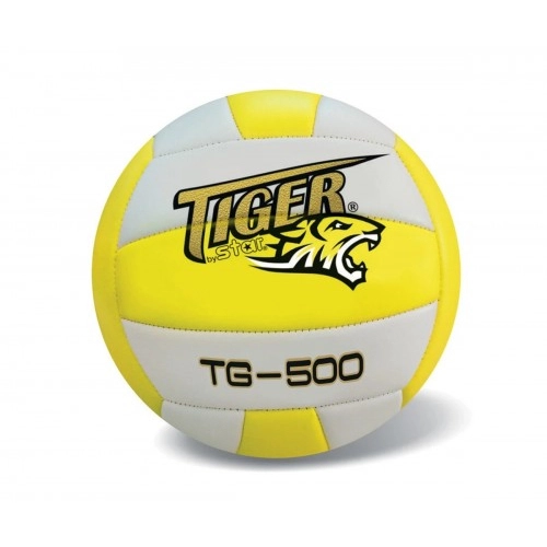 Жълта волейболна кожена топка Tiger, 342046, Размер: 5 