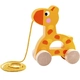 Дървена играчка за дърпане, Жирафче, TKC266 