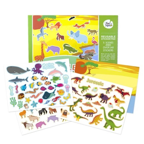 Комплект със стикери за многократна употреба-Животински свят | P1415635