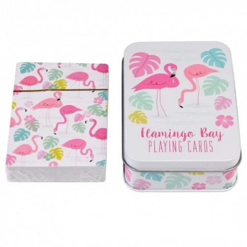 Кутия с карти за игра - Фламинго, 26692, Размери:10.5 х 7 х 3 см | P1415681