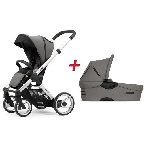 Комплект шаси+седалка+кош за новородено, EVO BOLD WARM GREY | P1416027