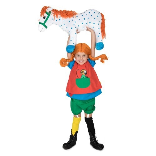 Мека кукла Конят на Пипи Дългото Чорапче 60 см. 