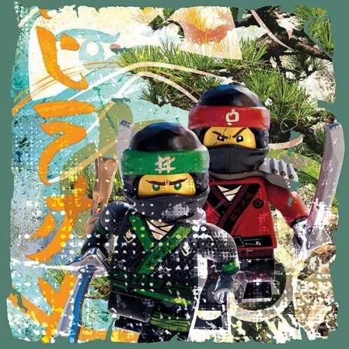 Lego Ninjago Платно от канава колаж, Lloyd и Kai, WDC91458 | P1416171