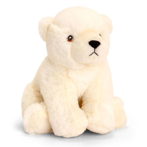 Плюшена играчка, Полярна мечка, Keel eco, 18 см | P1416186