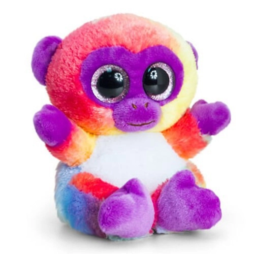 Плюшена цветна маймунка Keel Toys, Анимотсу, 15 см | P1416441