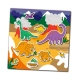 Книжка със стикери за многократна употрeба - Динозаври, 1005101  - 2