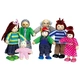 Комплект дървени кукли - Голямото семейство, 7 части, L50015 