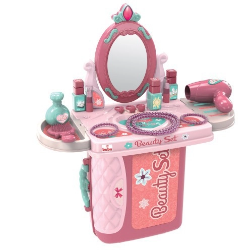 Розова тоалетка за разкрасяване за деца, Beauty, 008-973 | P1416480