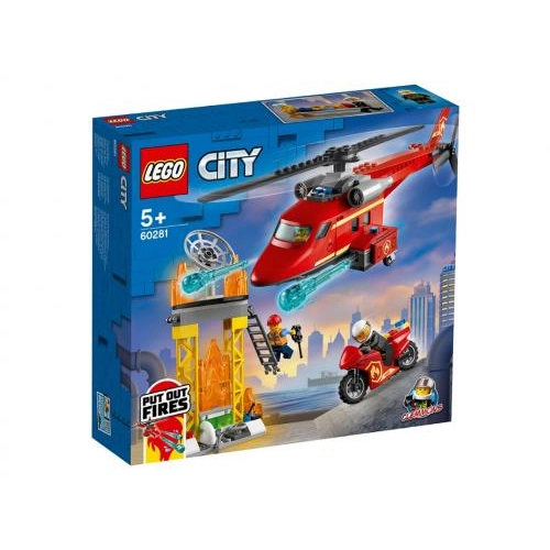 Спасителен пожарникарски хеликоптер, City Fire, 60281 | P1416826
