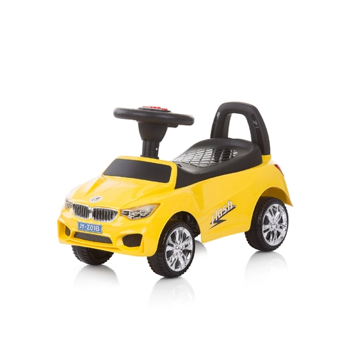 Детска количка за яздене Flash жълта | P1417506