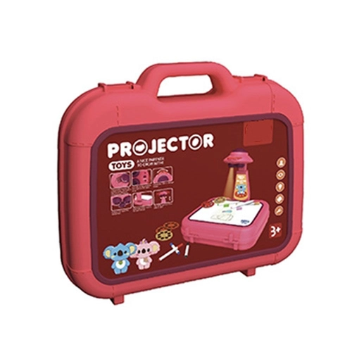 Розов проектор в куфарче с дъска за рисуване | P1417819