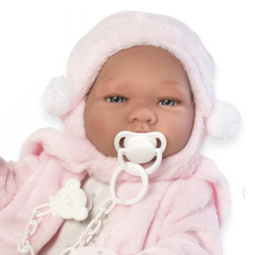 Кукла бебе, Мария с ританки и зимно палтенце, 43 см. | P1418399