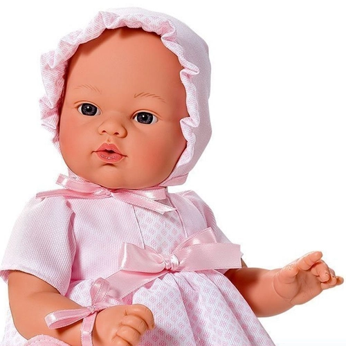 Кукла бебе, Коке с розова рокля и чантичка  - 2