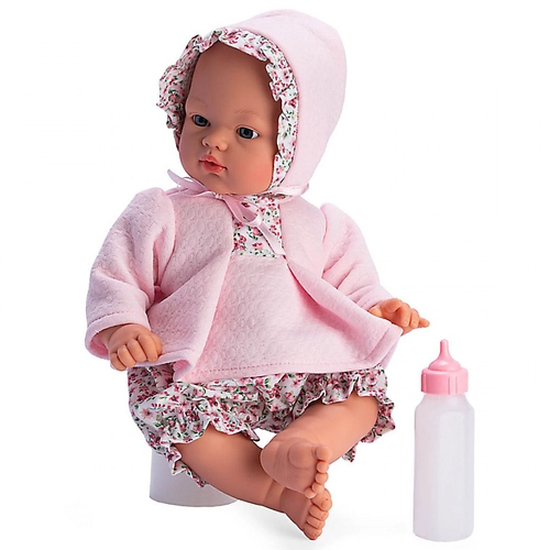 Кукла бебе Коке с розово костюмче с качулка | P1418402