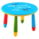 Кръгла детска маса в син цвят 