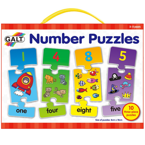 Комплект 10 детски пъзелa Number Puzzles | P1419991