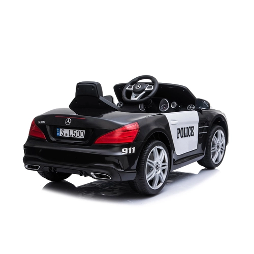 Акумулаторна кола Licensed Mercedes Benz SL500 Police Black | P1421129