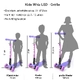 Детска тротинетка -триколка Kids Whiz с  LED колела Червен  - 2