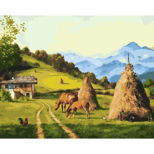 Рисуване по номера - Идилия в планината | P1424767
