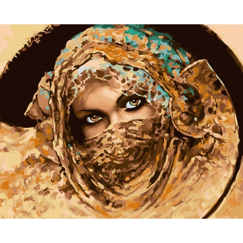 Рисуване по номера - Арабска принцеса | P1424801