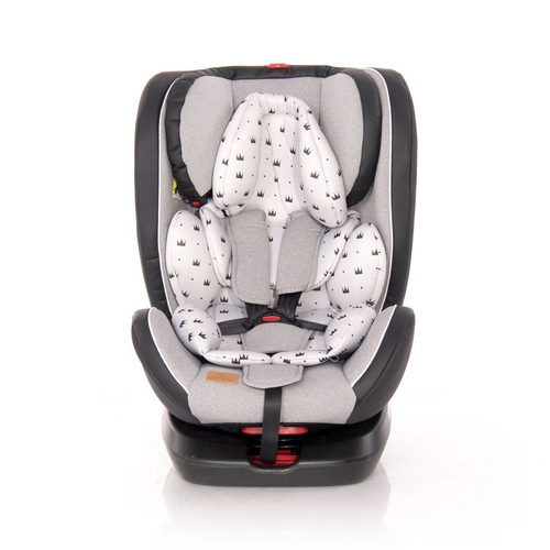 Стол за кола Nebula Isofix 0-36 kg Rotation Grey Crowns | P1425728