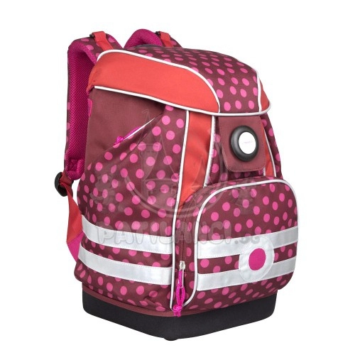 Ученическа раница Schoolbag Dottie red | P32405