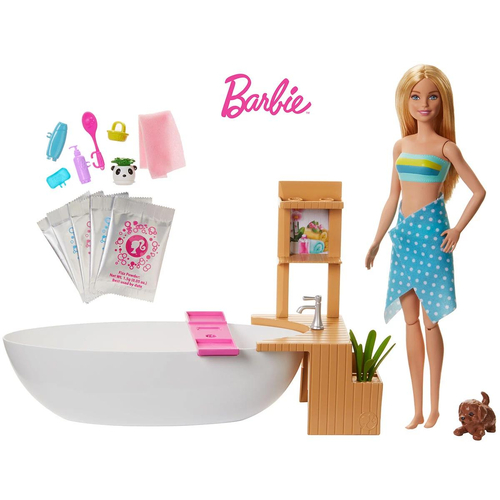 Barbie - Игрален комплект кукла вана с мехурчета  | P1433568