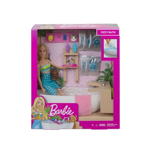 Barbie - Игрален комплект кукла вана с мехурчета  | P1433568