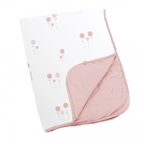 Doomoo Одеяло от органичен памук Lollypop Pink 75x100cm 