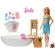 Barbie - Игрален комплект кукла вана с мехурчета   - 2