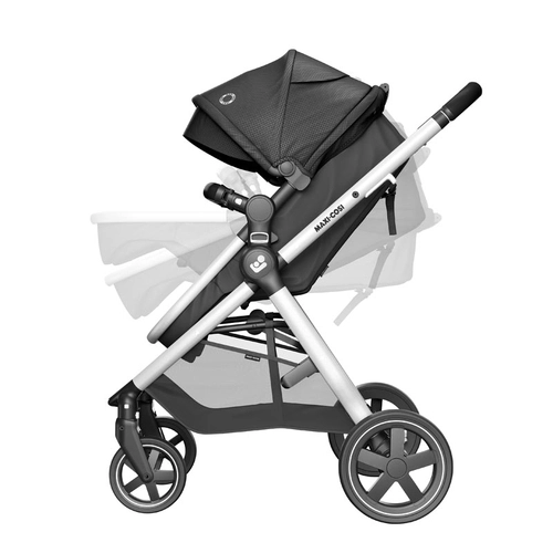 Maxi-Cosi Комбинирана бебешка количка Zelia 2в1 Essential Black | P1434381