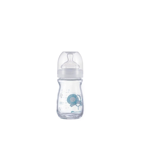Детска стъклена бутилка Emotion 130мл 0-6м White | P1434930