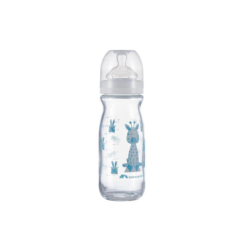 Bebe Confort Бутилка за хранене Glass Bottle Emotion 270ml 0-12m - White | P1434931
