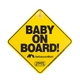 Bebe Confort Лепенка за автомобил Baby On Board - Yellow  - 1