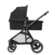 Комбинирана бебешка количка 2в1 Street Plus Essential Black  - 2