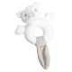 Bambino White plush Teddy bear rattle - Плюшена дрънкалка  - 1