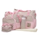 Комплект чанти за количка Stella Pink 