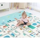 Детско двустранно килимче за игра - Градът и Гората 180x200  - 2