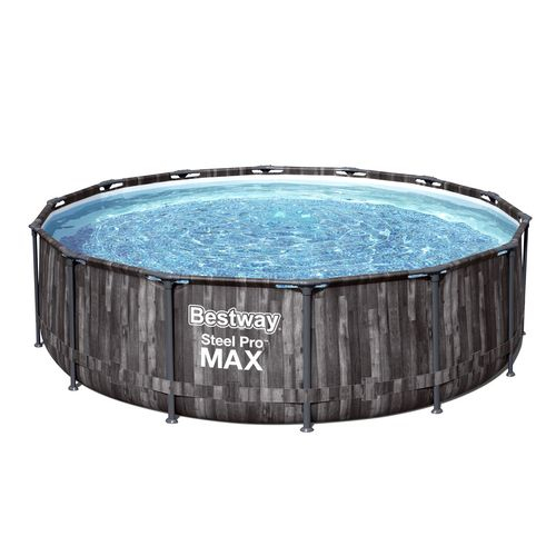 Сглобяем басейн Steel Pro Max 427x107см дърво | P1437494