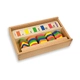 Дървена логическа игра Форми и цветове  - 1