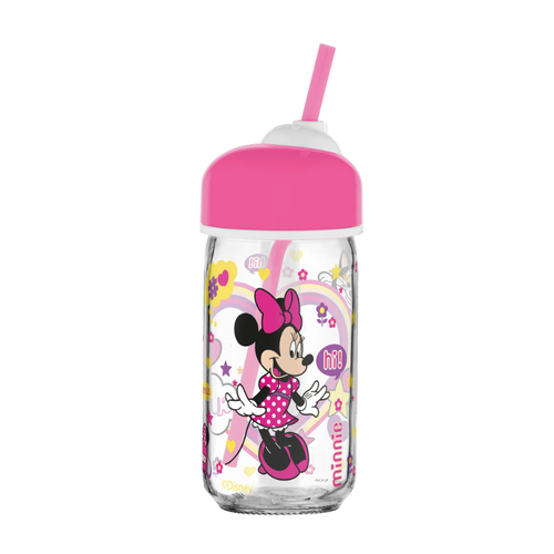 Бутилка за вода със сламка Minnie Mouse, CC, 370 ml | P1438341