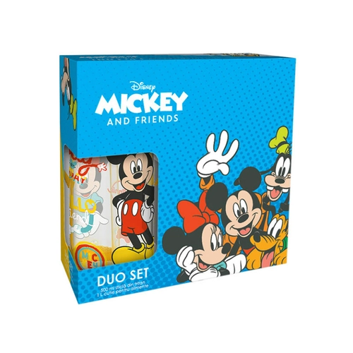 Комплект Mickey & Friends, бутилка 500 ml и кутия за обяд | P1438369