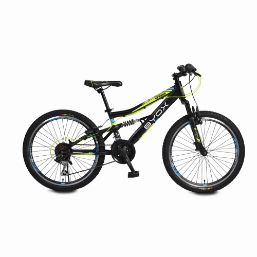 Детски велосипед със скорости 24 инча VERSUS черно/жълт | P1438537