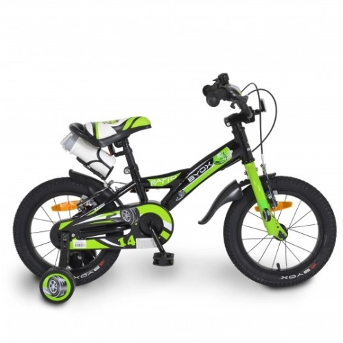 Детски велосипед 14 Rapid зелен  - 1
