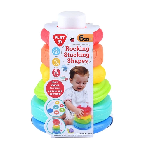Детска играчка цветна Пирамида Rocking  | P1438909
