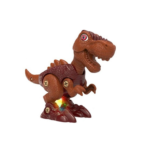 Детски динозавър за сглобяване T - Rex със светлини   - 2