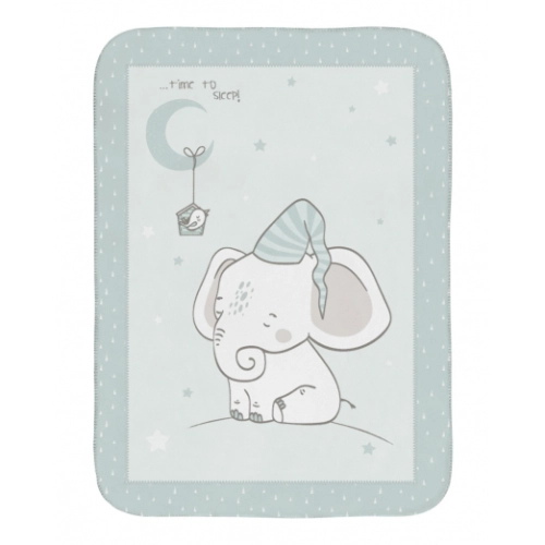 Бебешко меко одеяло 110/140 см Elephant Time | P1438960