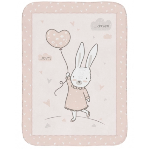 Бебешко одеяло 80/110 см Rabbits in Love | P1438961